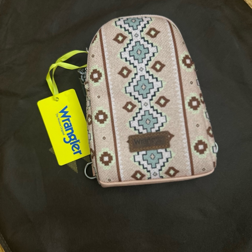 Wrangler Pink and Brown Patterned Women's Backpack